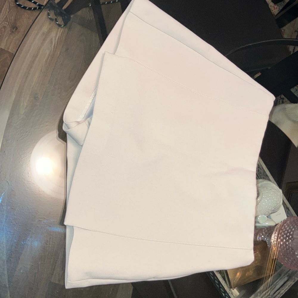 Zara Skirts | Zara Beige A-Line Mini Skirt | Color: Beige| Size: S